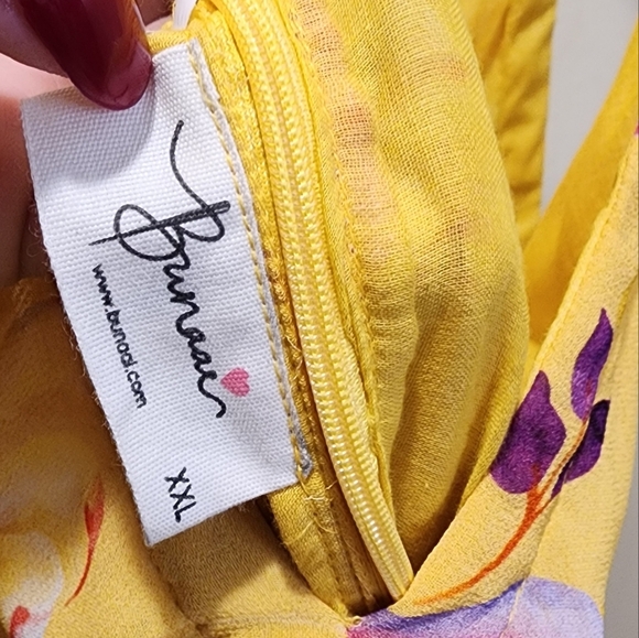 Floral Yellow Jumpsuit - Picture 2 of 12